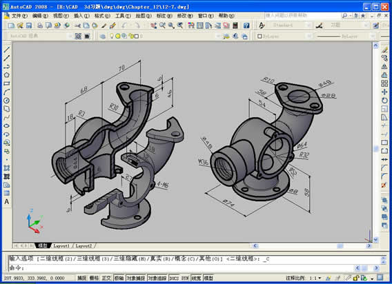 CAD软件应用:管道类制图设计